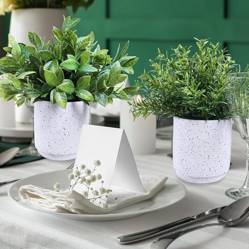 Winlyn 3 Pack Small Potted Artificial Plants Faux Greenery Rosemary Boxwood Snake Plants in Black Cement Planters Decorative Plants 8.3"-9.3" Tall for Home Office Bathroom Kitchen Shelf Table Décor in Saudi Arabia
