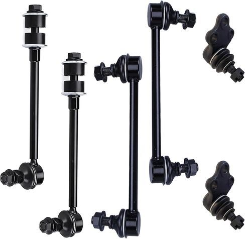 6pc Front Upper Lower Ball Joint Sway Bar Kit K8953 K8678 K8685 for Ford Crown Victoria 1998-2002, Lincoln Town Car 1998-2002, Mercury Grand Marquis 1998-2002, Ball Joint Sway Bar Link in Saudi Arabia