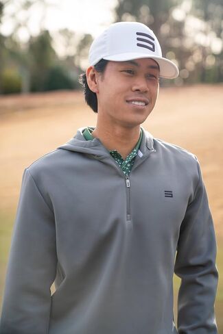 Three Sixty Six Men's Therma Quarter Zip Hoodie Pullover - 1/4 Zip Sweater Golf Sweatshirt - Moisture Wicking and Windproof in Saudi Arabia