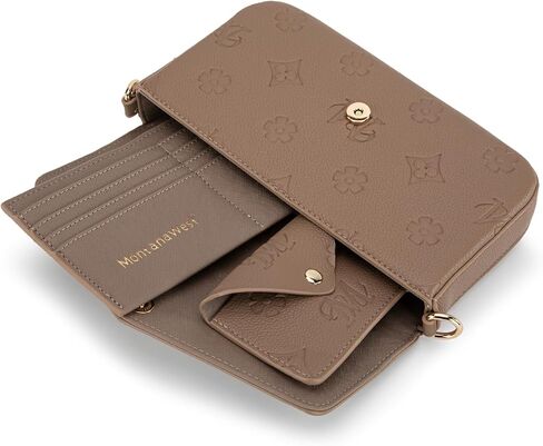 Montana West 3PCS Crossbody Purse and Wallet Set for Women with Adjustable Strap in Saudi Arabia