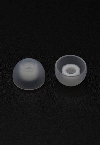 6 أزواج من رؤوس الأذن السيليكون لسماعات Samsung Galaxy Buds 2، 3 أحجام بديلة من أطراف الأذن المضادة للانزلاق مع واقي من الغبار لسماعات Galaxy Buds2، زعانف أذن مرنة SM-R177 في علبة الشحن - أسود in Saudi Arabia