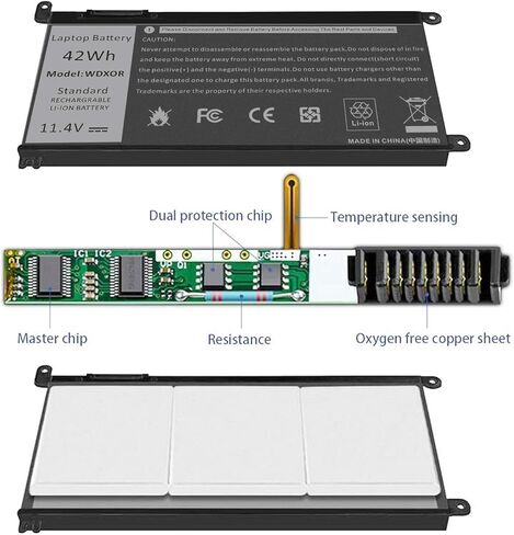 يتوهم شراء بطارية كمبيوتر محمول جديدة B21N1329 لـ Asus X403 X403M X403MA X503M X502CA X453 X453M X453MA X553 X553M X553MA - 7.6V 30Wh in Kuwait