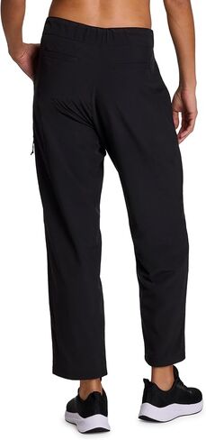 سروال نسائي من Avalanche للكاحل مبطن بالصوف للمشي لمسافات طويلة مع جيوب للنساء، سروال مسافر منسوج برباط من الصوف in Kuwait