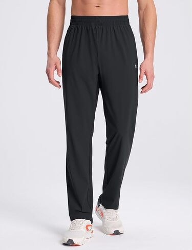 BALEAF Men's Workout Pants Lightweight Running Athletic Joggers with Zipper Pockets Tapered Quick Dry Sweatpants UPF50+ in Saudi Arabia