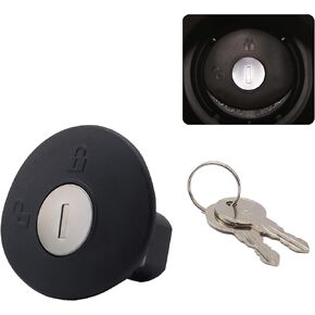 8U5Z-9C268-B Locking Gas Cap Lock Fuel Tank Filler Cap Compatible with Ford F150 Edge Escape Expedition Explorer Focus Fusion Mustang Taurus, Compatible with Lincoln MKS MKT MKX MKZ