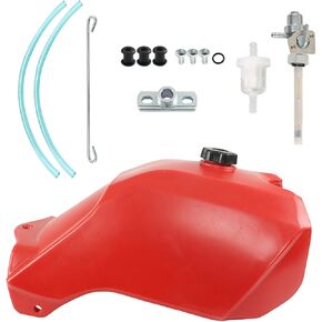 Plastic Fuel Tank With Cap FT49300R 17520HC4010ZA Replacement for 1988-1992 Honda FourTrax 300 TRX300