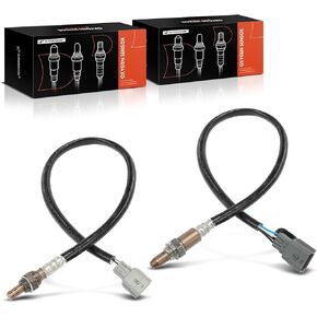 A-Premium 2-PC Set O2 Oxygen Sensor Compatible with Nissan Sentra 2013-2017, Titan 2017-2019, Titan XD 2016-2019, Armada, NV2500, NV3500 & Infiniti QX80, Upstream and Downstream