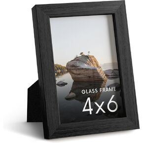إطار صورة HAUS AND HUES مقاس 8 × 8 مع زجاج حقيقي ومعدن ذهبي عالي الجودة مطفي مقاس 4 × 4 - إطار من الألومنيوم مقاس 8 × 8 - يشتمل على حامل خلفي ومجموعة تعليق - مثالي للمنزل والمكتب (8 × 8 بوصة، ذهبي)