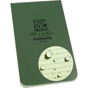 Rite In The Rain Pocket Book, 50 Sheets, Tan Paper, 20lb