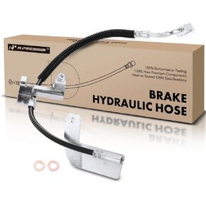 A-Premium Rear Driver Brake Hydraulic Hose Compatible with Select Ford Models - For Mustang GT Bullitt 2001, Mach 1 2003-2004, SVT Cobra 1999 2001 2003-2004, SVT Cobra R, SVT Cobra 10th Anniversary