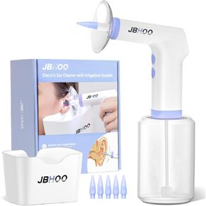 Earwax Removal Electric Irrigation Cleaner - Earwax Rinse Cleaning Ear Kit Ear Wax Washer Lavage Earwax Flushing Tool Electric Otoclears Earigator System