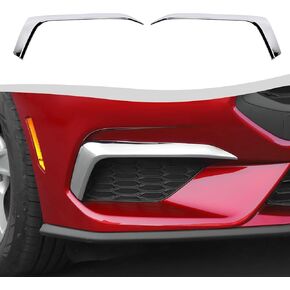 Front Bar Grill Grille Inserts Cover Trims Kit Compatible with Ford Mustang 2024+ Exterior Accessories (Chrome)