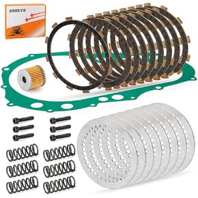 Heavy Duty Clutch Friction Plates & Gasket Kit for Suzuki QuadSport Z 400 LT-Z400 2003-2014