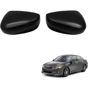 munirater 2Pcs Front Driver Side and Passenger Side Rearview Mirror Cover Cap Replacement for 2008-2012 Accord