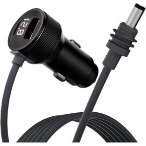 لكابل الطاقة الصغير Starlink 10FT 12V-24V محول ولاعة السجائر إلى كابل الطاقة DC مع USB ومنفذ النوع C والفولتميتر، كابل الطاقة DC لشاحن ولاعة السجائر الصغير المقاوم للماء Starlink in Kuwait