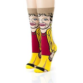 Bioworld The Golden Girls Blanche Graphic Socks Crew Socks Style Sized For Adults