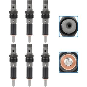 For Dodge Fuel Injector OCPTY Set of 6 Replacement Diesel Engeine Fuel Injectors Compatible for 1994 1995 1996 1997 1998 Ram 2500,1994 1995 1996 1997 1998 Ram 3500 Replace for 0432133864
