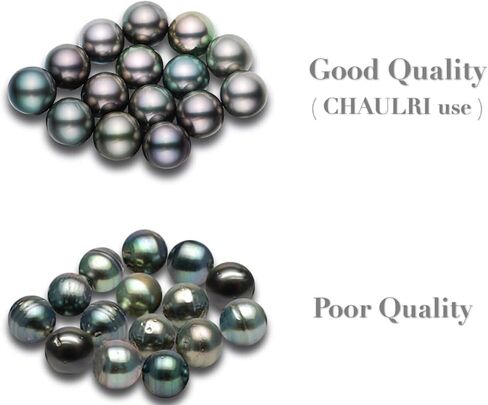 18K Gold Floating Tahitian Black Single Pearl Pendant Necklace with 18K Solid Gold Chain or 18K Gold Plated 925 Sterling Silver Chain- Birthday Anniversary Jewelry Gifts for Wife Mom Daughter Women in Kuwait
