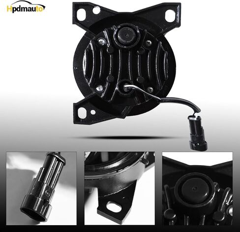 Fog Lights Assembly LED fit for Peterbilt 579(2013-2022) Peterbilt 587, Kenworth T660(2014-2021) Fog Lamp Driver and Passenger Side Semi Truck(Black) in Saudi Arabia