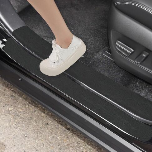 Car Door Sill Protector Compatible with RAV4, Automotive Door Entry Guard with RAV4 2019-2024, Car Door Threshold Protectors Accessories- 8PCS in Saudi Arabia