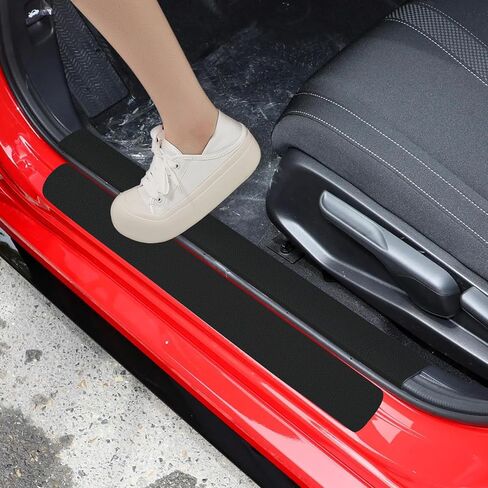 Car Door Sill Protector Compatible with RAV4, Automotive Door Entry Guard with RAV4 2019-2024, Car Door Threshold Protectors Accessories- 8PCS in Saudi Arabia