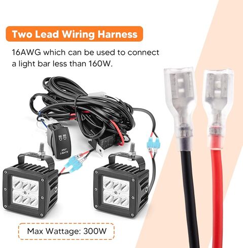 WeiSen 24W LED Work Lights & Ditch Light Mount Brackets Wiring Kit Compatible with Toyota Tacoma 2016-2023 in Saudi Arabia