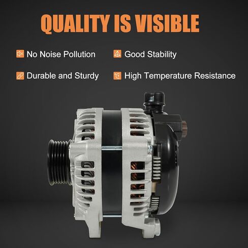 المولد الجديد AND0577 متوافق مع Ford F-150 F150 V8 5.0L، 2011 2012 2013 2014 #Replace 1042106270، 104210-6270، 1042106660 (12V 220A) in Kuwait