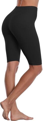 VOGUEMAX Women's Plus Size Short Leggings Stretchy Slip Shorts Mid Thigh Lightweight Pants in Saudi Arabia