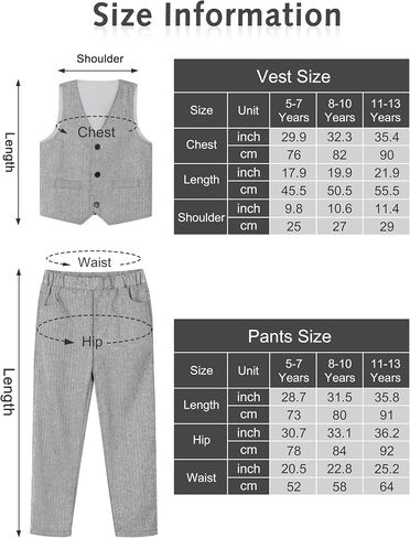 SOMSOC 10 Pieces 100 Days of School Boys Old Man Costume Set Kids Grandpa Vest Hat Costume for School Cosplay Party in Saudi Arabia