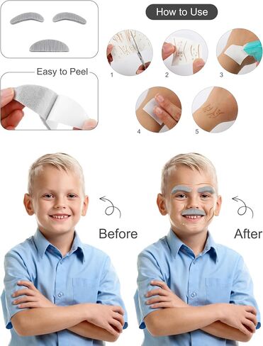 SOMSOC 10 Pieces 100 Days of School Boys Old Man Costume Set Kids Grandpa Vest Hat Costume for School Cosplay Party in Saudi Arabia