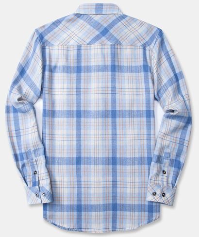 Men's Flannel Shirts Long Sleeve Button Down Shirts for Men Regular Fit Casual Shirt Jacket with Pockets in Kuwait