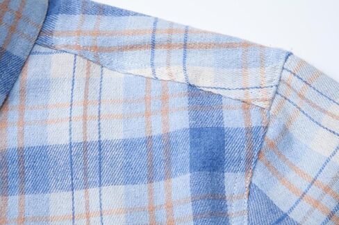 Men's Flannel Shirts Long Sleeve Button Down Shirts for Men Regular Fit Casual Shirt Jacket with Pockets in Kuwait