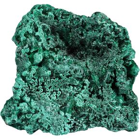 Sportmusies Natural Malachite Rough Mineral Stone Specimen Collection, Reiki Healing Crystal Cluster Decoration Home Office Meditation, 0.11-0.22 lb