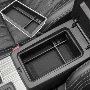 TACOBRO Center Console Organizer Compatible with Nissan Altima 2019 2021 2022 2023 2024 2025 Accessories, Armrest Insert Tray with Coin Holder Keep Organized and Easy to Install with Rubber Pad Red