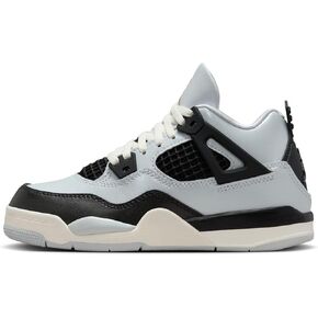 Jordan Little Kid's 4 Retro Pure Platinum/Metallic Gold (FZ8586 070)