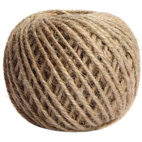 Premium Natural Jute Twine String for Crafts,Gift Twine for Gift Wrapping,Christmas Twine,Gift Packing Jute String,Garden Twine for Gardening,Plant Ties for Cucumber Trellis
