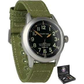 WARTIME Collectors limited edition Box Type A-11 Military Aviator Watch Inspired by the World War II Type A-11: Vintage Numbered to 500 units Collector's Edition with two watch straps included and extras.