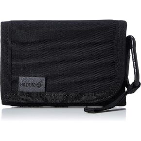 HAZARD 4 Wafer Slim Tri-Fold Security Wallet - Black