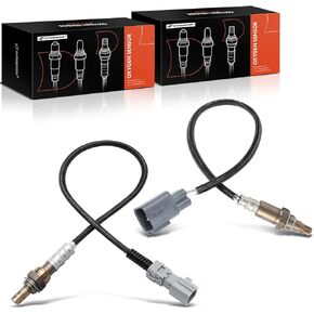 A-Premium O2 Oxygen Sensor Compatible with Toyota Prius 2012-2015, Prius C 2012-2019, Prius Plug-In 2012-2015, Prius V 2012-2017 & Lexus CT200h 2011-2017, 1.5L 1.8L, Upstream & Downstream, 2-PC Set