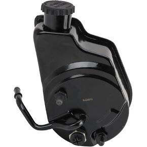 TRQ Power Steering Pump Compatible with 2002-2014 Cadillac 1996-2014 Chevrolet GMC 08-09 Hummer