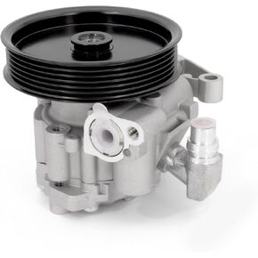 Power Steering Pump with Pulley Compatible with Mercedes-Benz C300 2011-2012 AWD RWD Auto Trans, C350 2011, E350 E550 2010-2011, 3.0L 3.5L 5.5L, Assist Pump, Replace # 0054669501, V303779
