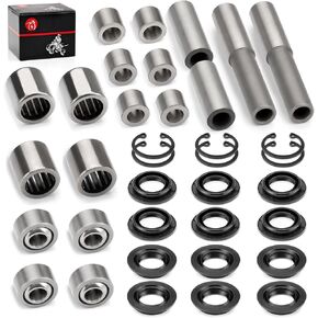 2x Front upper & lower Arm Bearing Bushing Seal Kit for Kawasaki Brute Force 650 750 4x4i KVF650 KVF750 2005-2013 (NO-4x4）
