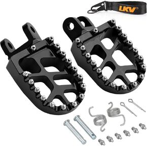 LKV دراجة نارية Footpegs الترابية دراجة بقية دواسة القدم أوتاد متوافق مع KAWASAKI KLX250R KLX250 KLX250S KLX300 KLX300R KLX300SM KLX650 in Kuwait