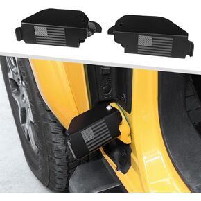 2PCS Foot Pegs Rest Pedal Compatible with Ford Bronco 2021-2023, American Flag Design