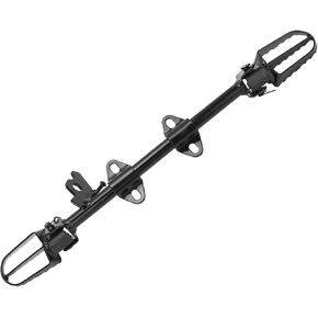 Footpegs Mount Bracket, Steel Alloy Black Footpegs Mount Bracket Replacement for CRF50 Pit Bikes