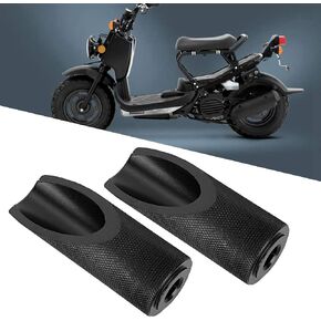 Aluminum Motorcycle Foot Pegs Rests, Anti Slip, Tapered Design, Resistant, for Honda Ruckus (Black)