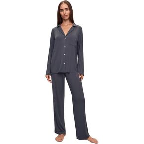 Eberjey Gisele Rib Long PJ Set