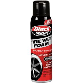 منظف ​​العجلات والإطارات الرغوي المكثف من بلاك ماجيك 120228، تركيبة رغوة عالية للتنظيف العميق، يزيل الأوساخ والأوساخ وغبار الفرامل - آمن على جميع العجلات، 22 أونصة سائلة in Kuwait