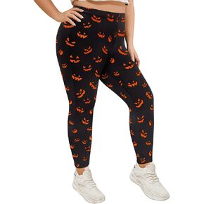 TIYOMI Plus Size Leggings for Women High Waist Full Length Pants Casual Ankle Fall Leggings XL-5XL