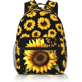 Kids School Bus Backpack Yellow School Bookbag for Boys Girls Kids Cartoon Pattern Backpack for School Travel